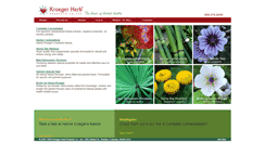 Desktop Screenshot of kroegerherb.com